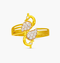 The Mirroring Peacock Ring